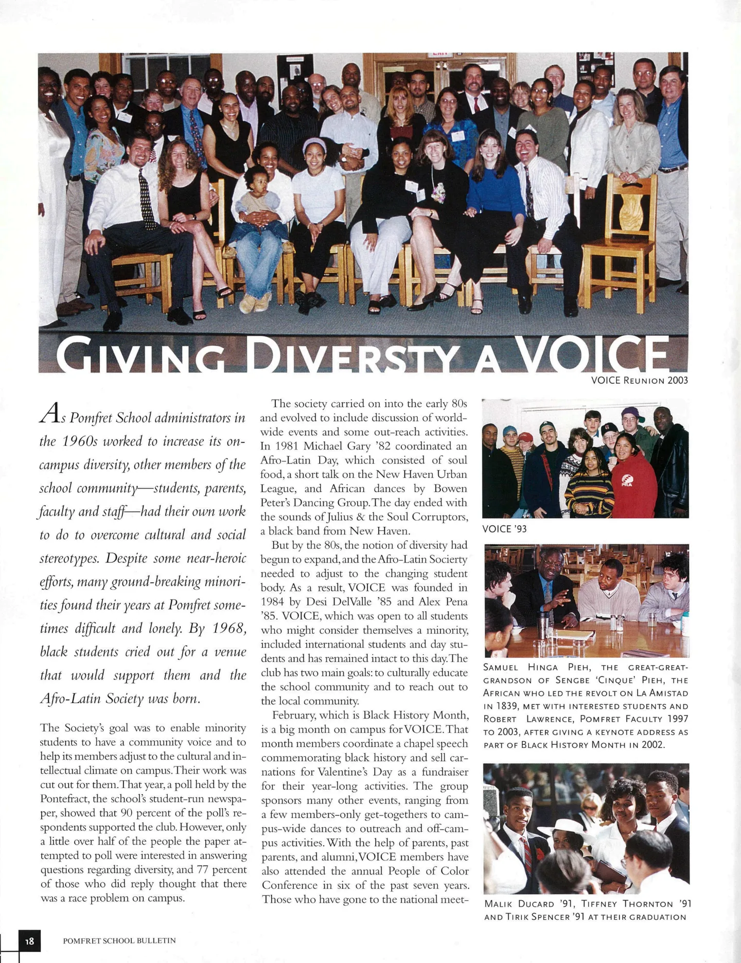 Page 13: Giving Diversity a VOICE